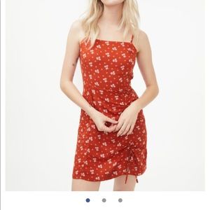Ruched mini dress